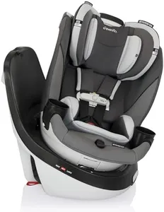 Evenflo Gold Revolve360 Slim 2-in-1 Rotational Car Seat with SensorSafe (Pearl Gray)