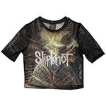Slipknot Mesh Crop Top T Shirt The 
