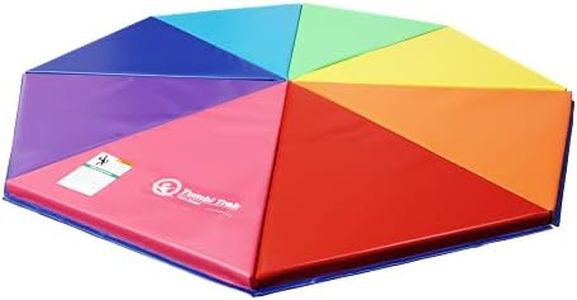 Tumbl Trak Gymnastics 5' Rainbow Pizza Folding Panel Mat