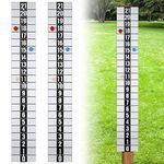 Kathfly 2 Pcs Cornhole Scoreboard with 6 Magnets, Magnetic Scoreboard Cornhole Score Keeper to Keep Track of Score for Corn Hole Bocce Bean Bag Toss Ball Games Outdoor