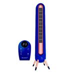 CHILLBUDDY - Bladeless Tower Fan, 86cm With Whisper Quiet Operation, LED Display, Remote Control, 70° Oscillation, 3 Speed Settings, 9 Hour Timer, 45 Watts Low Power Consumption