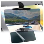 Anti-Glare Sun Visor Extender for Cars,Adjustable Car Visor Extender Blocks Direct Sunlight and Provides a Clear View,Universal Clip-on Sun Shade for Cars Accessories