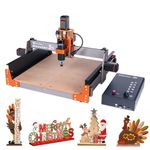 FoxAlien Masuter 3S CNC Router Machine with NEMA 23 Closed-Loop Stepper Motor, 400W Spindle 3 Axis Engraving Milling Machine for Wood Acrylic Aluminum Metal Carving Cutting