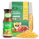 Troovy High Protein Millet Macaroni Pasta with Pizza Pasta sauce | All natural ingredients | Protein & Iron rich | Slow dried | High Fiber | No Preservatives | No Maida | No Junk