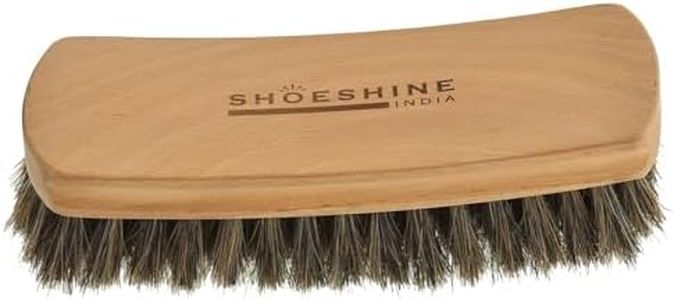 Shoeshine Standard Shoe Brush with Shoe Shiner for Leather Shoes and Boots