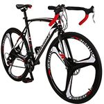 Road Bike,700C Wheels Mens Road Bike,21 Speed Disc Brake Bicycle, 54cm/Medium Frame Bikes for Adult Men or Women… (3 Spoke mag Wheels)