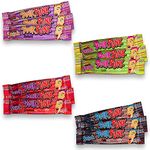 Sour Punk Mix Chewy Candy Jelly Sticks 40g X 12 Pcs (Strawberry, Apple, blueberry & Cola)