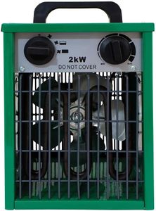 LightHouse 2kW Greenhouse Heater – Electric Fan, Adjustable Thermostat