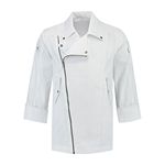 MixStuff Men's White Full Sleeves X-Large Chef Coat's (Chef Jacket)