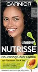 Garnier Nutrisse Nourishing Hair Color Creme, 11 Blackest Black (Packaging May Vary)