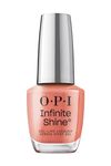 OPI Nail Polish, Infinite Shine Long-wear System, 2nd Step, Gel-Like Nail Varnish with no UV lamp needed, Megawatt Hot 15ml