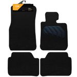 FSW - Fits BMW 1 Series 2011-2019 HATCH (F20) - Tailored Mats - Black Carpet - PVC Cushioned Heel Pad - Anti Slip Mat - Non Slip Car Floor Mat, Granulated Backing - 4 Pc Floor Mat