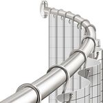 Mevers Curved Shower Curtain Rod 48