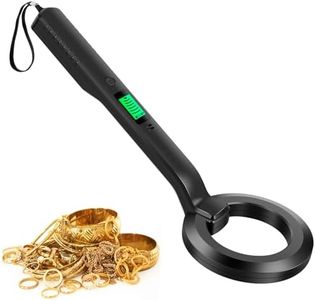 Metal Detectors for Adults & Kids IP54 Fully Waterproof - Professional Higher Accuracy Gold Detector with LCD Display, Pinpoint & Disc & Notch & All Metal & Volume Modes, Strong Anti-Interference