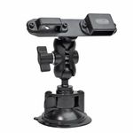 HYS Car Suction Cup - Dashboard and Windshield Walkie Talkie Belt Clip Mount for Car Holder Mount/Mic Holder for Anytone BaoFeng Icom Kenwood Yaesu Wouxon Amateur Radio HT &Speaker Microphone