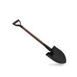 Barebones Folding Shovel - Ash Shovel, Coal Shovel, and Charcoal Scoop with Steel Blade - Foldable Shovels for Digging, Fire Pits and Camping
