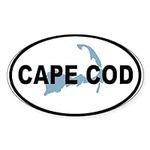 CafePress Cape Cod Oval Sticker Ova