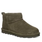 BEARPAW Women's Shorty Boot, Dark Olive, 6 UK