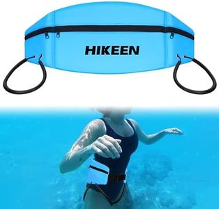 Hikeen Swim Belt for Adults,Water Aerobics Equipment with Fixing Straps and Zipped Pocket,Adults Pool Exercise Equipment for Pool Exercises and Workouts