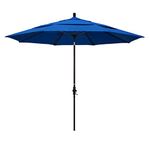 California Umbrella GSCUF118117-F03-DWV Patio Umbrella, Bronze Pole, Royal Blue