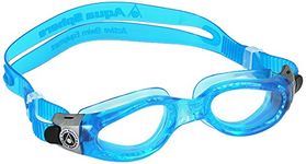Aqua Sphere Kaiman Swim Goggle - Clear Lens - Blue Frame Great for Swimming