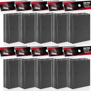 VKshop 1000PS Black Trading Card Sleeves Protector for MTG Card Sleeves,Soft Penny Plastic Card Holders Fit for Baseball Cards Sports Cards Magic Cards TCG Cards