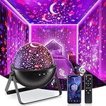 Night Light Projector, Baby Projector Light for Kids Bedroom, Bluetooth Night Light Kids, 12 Light Modes Sensory Lights Baby Lights Projector, Kids Star Projector Night Light, Baby Gift,Room Decor