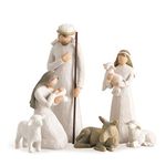 Willow Tree hand-painted sculpted figures, Nativity, 6-piece set