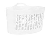 WHAM Flexi 29710 Large Laundry Basket 50 Litres White