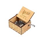 CAAJU Titanic Mb, Music Box Titanic Heart Will Go On Tune Titanic Theme Music Box For Love Gift For Girl Friend Friends Wife Hand Crank Musical Boxes Wooden, Kid