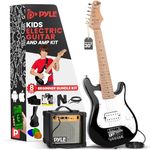 Pyle Kids Electric Guitar Starter Kit with Amplifier, 30” Mini Instrument w/ 10W Amp & Complete Accessories, PEGKT30