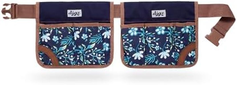 Digz Gardening Tool Belt, Midnight Floral