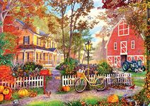 Buffalo Games - Country Life - Autumn Farmhouse - 500 Piece Jigsaw Puzzle