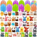 JOYIN 48 Pcs Prefilled Easter Eggs 