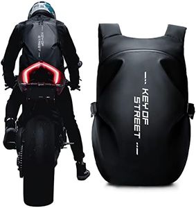 WEPLAN Motorcycle Backpacks for Men and women,Waterproof Helmet Backpack,Motorcycle Dirt Bike Accessories,motorcycle gear Seat Bag Tail Bag