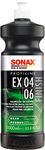 SONAX PROFILINE EX 04-06 (1 Litre) - Optimal scratch removal, produces perfect gloss. Ideal polish for removing nibs from freshly painted surfaces | Item No. 02423000, Black