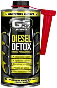GS27 - Diesel Detox GS27 Technics - Additif Moteur Diesel - Traitement Curatif du Moteur - Action Longue Durée