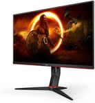 AOC Gaming 27G2SP - 27 Inch FHD Monitor, 165 Hz, 1 ms, FreeSync Premium (1920 x 1080, VGA, HDMI, DisplayPort) Black/Red