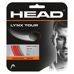 HEAD Unisex Adult Lynx Tour Tennis String set - Orange, 1.25 mm/17 g