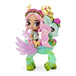 Hatchimals Pixies Riders, Petal Primrose Pixie and Deeraloo Glider Set with Mystery Feature