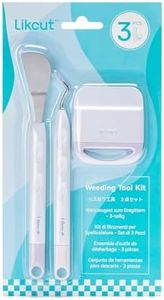 LIKCUT Weeding Tools Set, Precision Crafting Essentials, Craft Weeding Tool Kit for Vinyl, Iron-On & Paper Projects, 3pcs Weeding Kits, Scraper, Spatula, Weeder for Clean DIY Deisgning