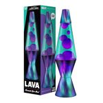 Lava Original Lamp - 14.5" Aurora Borealis - Purple Wax and Teal Liquid - Home Décor Motion Light - 2047