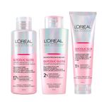 L'Oréal Paris Hair Expertise Glycolic Gloss Shine Trio Set, With Glycolic Acid For Shine and Smoothness, (3x Pieces, Shampoo, Conditioner, Treatment)