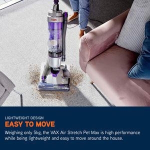 Vax Air Stretch Pet Max Upright Vacuum Cleaner – Lightweight, Powerful