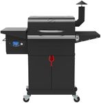 Z GRILLS Wood Pellet Grill Smoker with PID Controller, 8-in-1 Master Sear BBQ Grill, Auto Temperature Control, Huge Storage Cabinet Side Shelf with Tool Hooks, 572 sq in Cooking Area for Outdoor, 600D