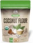 Ava Farms Organic Coconut Flour – 24 Oz. Gluten Free, Non-GMO, Vegan, Keto Friendly Flour for Baking, Cooking – High Fiber Low Carb Rich in Nutrients