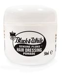 Black and White Pluko Hair Dressing Pomade 50ml