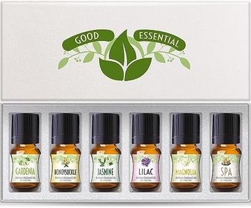 Fragrance Oils Set of 6 Scented Oils from Good Essential - Gardenia Oil, Lilac Oil, Honeysuckle Oil, Jasmine Oil, Magnolia Oil, Spa Oil: Aromatherapy, Perfume, Soaps, Candles, Slime, Lotions!