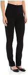 Lyssé Women's Size Plus Denim Straight Leg, black, 3X