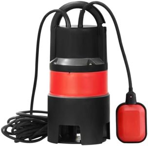 Giantz Submersible Water Pump, 400W 230 V Electric Sump Dirty Sewage Pumps Controller Irrigation Pool Pond Garden Home Farm, Portable Carry Handle Anti-rust Black Red